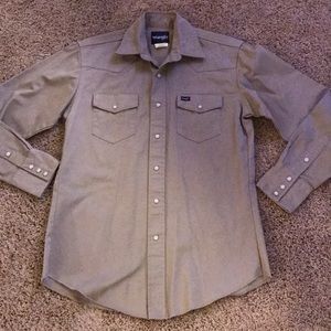 Wrangler Button down shirt.